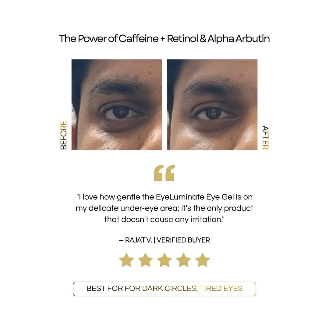 Siacera EyeLuminate Under Eye Gel - skincare routine usage step